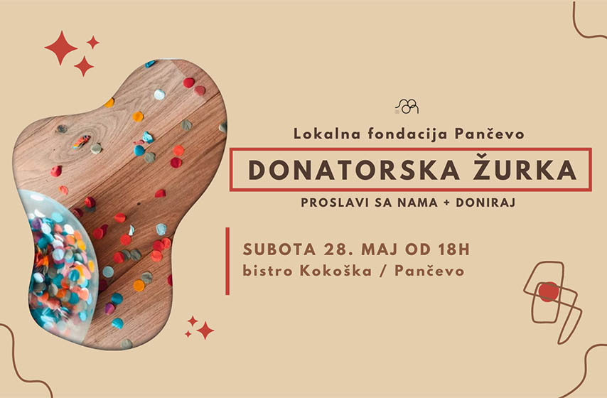 donatorska zurka, lokalna fondacija pancevo, pancevo