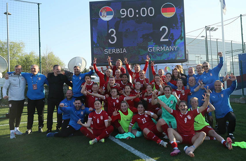 zenska fudbalska reprezentacija srbije, srbija nemacka, fudbal