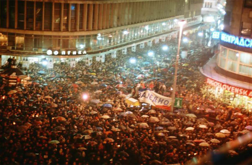protesti 1996, koalicija zajedno