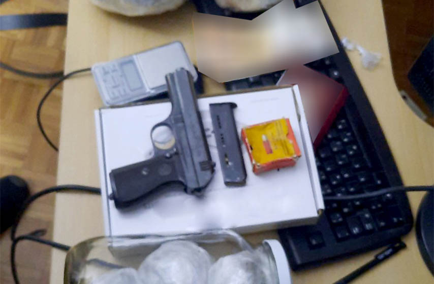 hapsenje, droga, oruzje, policija