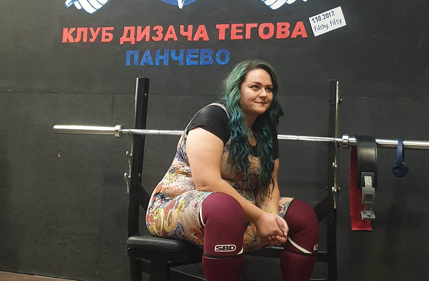 jovana radovanov, powerlifting, klub dizaca tegova dinamo