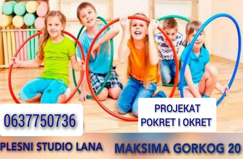 plesni studio lana, projekat pokret i okret, pancevo