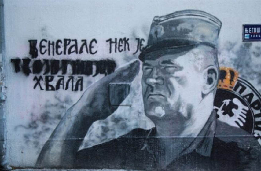 sremska kamenica, ratko mladic, mural ratku mladicu