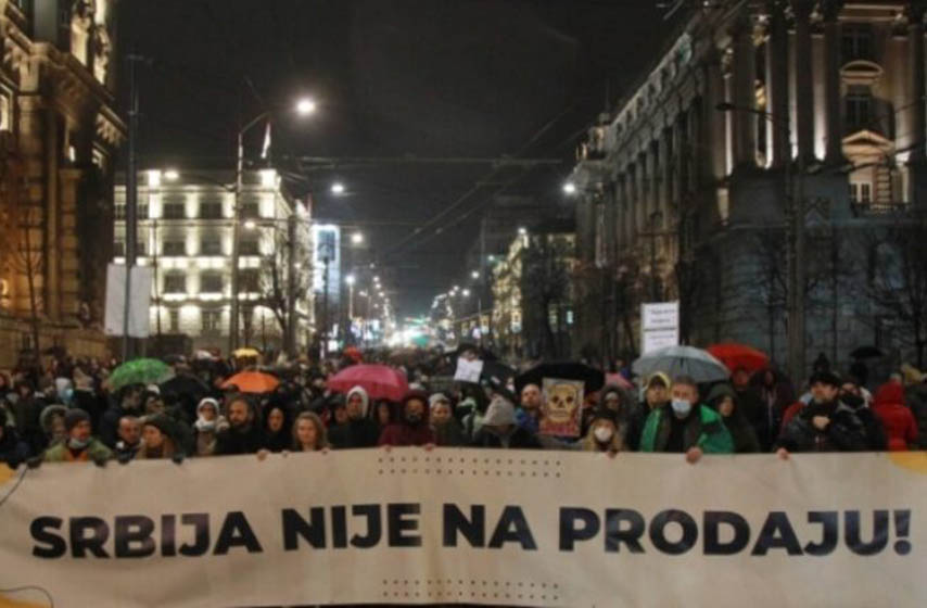 kreni promeni, protesti, zabrana istrazivanja litijuma