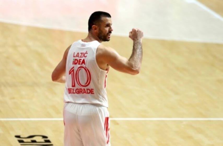 branko lazic, kk crvena zvezda, kosarka