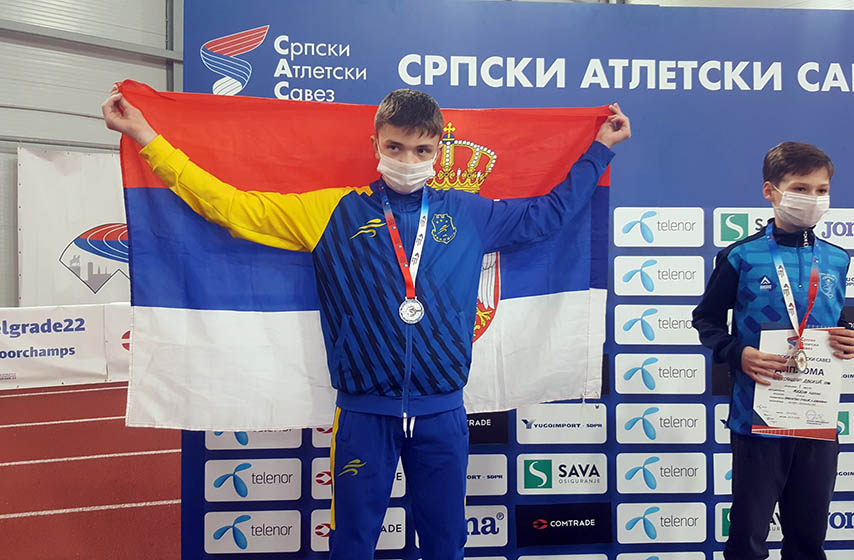 danilo jovanov, atletika, ak panonija, prvenstvo srbije