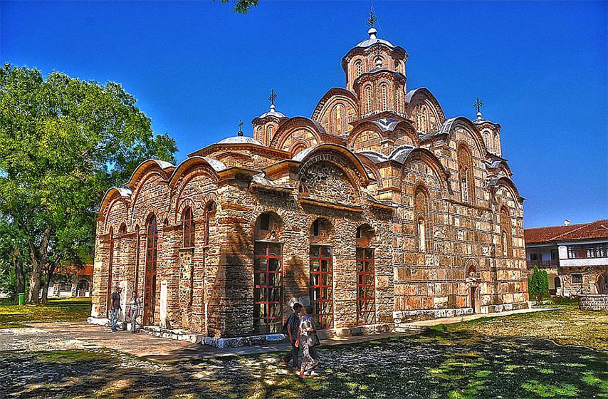 odezda kralja milutina, manastir gracanica