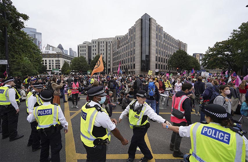 london, protest, tauerbridz, ekoloski protest