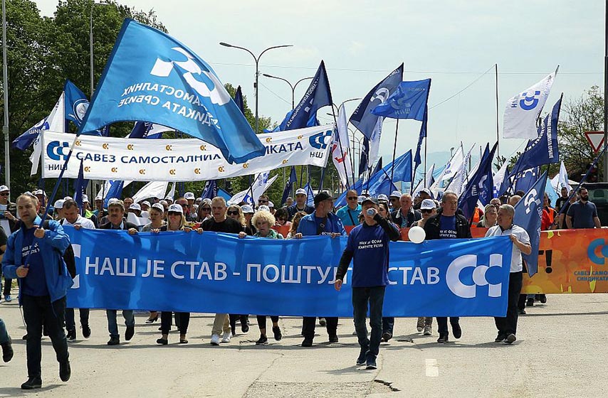 aptiv, sindikat, protest, leskovac, inspektor rada