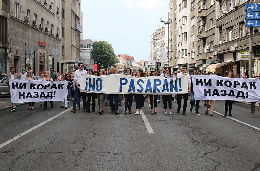 protest advokata u beogradu