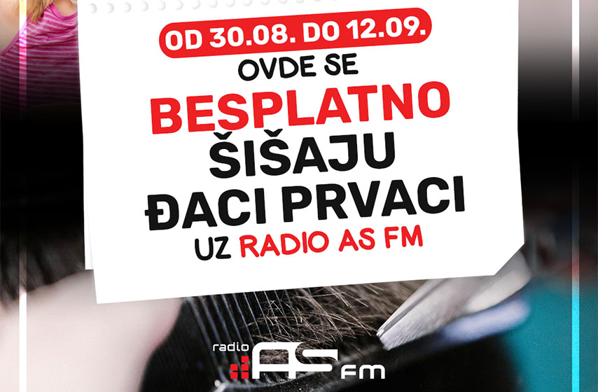 besplatno sisanje djaka prvaka, radio as fm