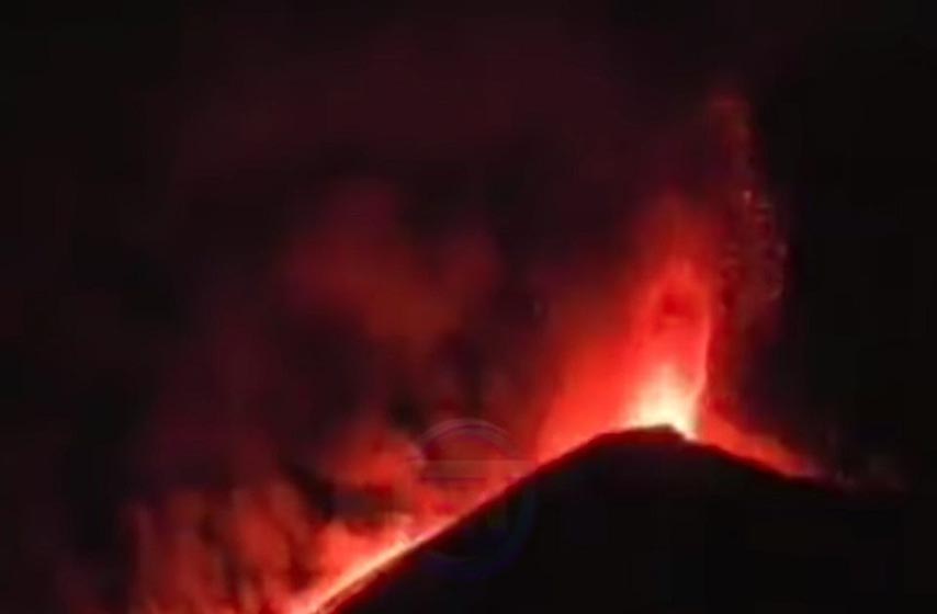 etna, vulkan etna, erupcija, video