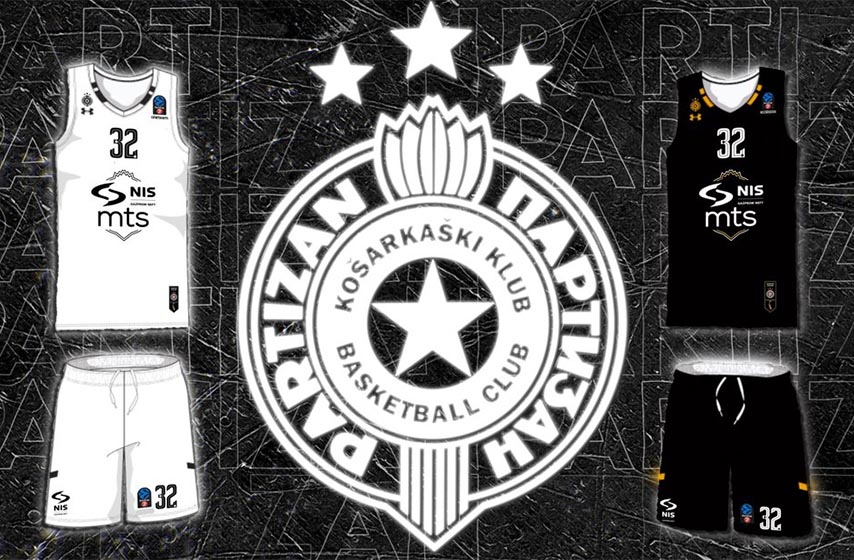 kk partizan, novi dres kk partizan