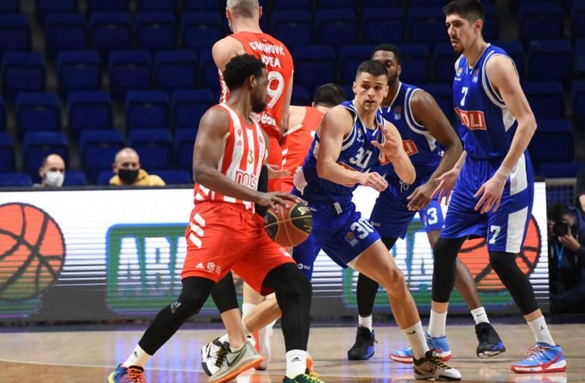 kk crvena zvezda, kk buducnost, aba liga, podgorica