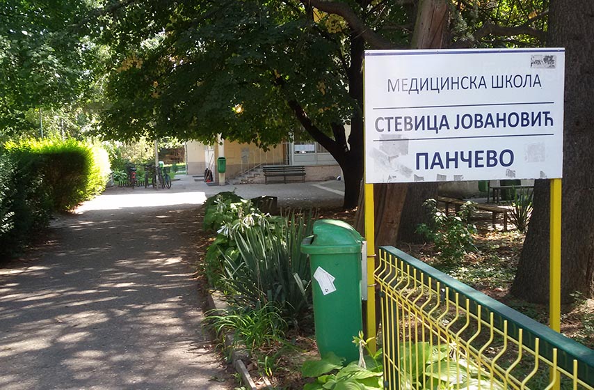 medicinska skola pancevo, obustava rada, stevica jovanovic, k-013, vesti pancevo