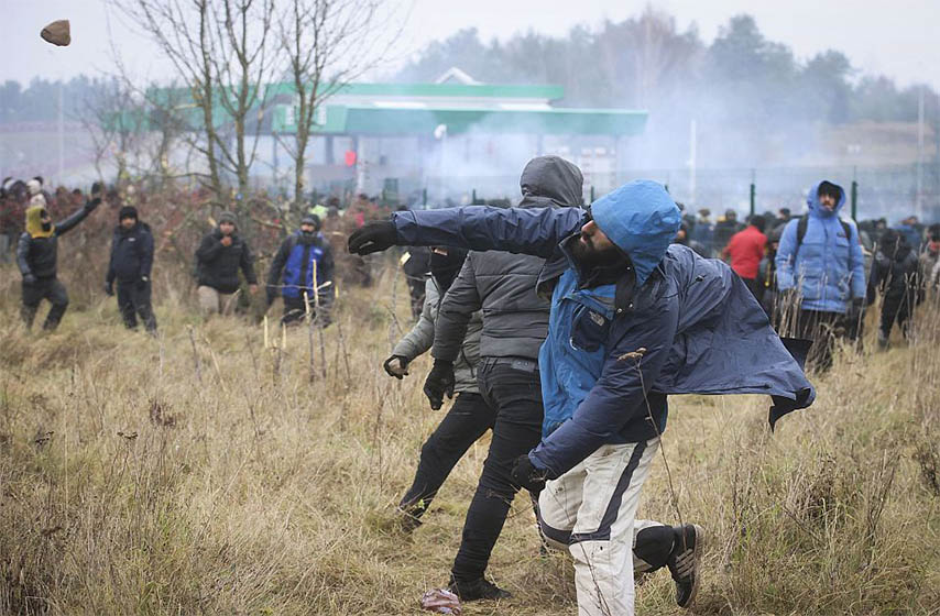 migranti, granica poljske i belorusije