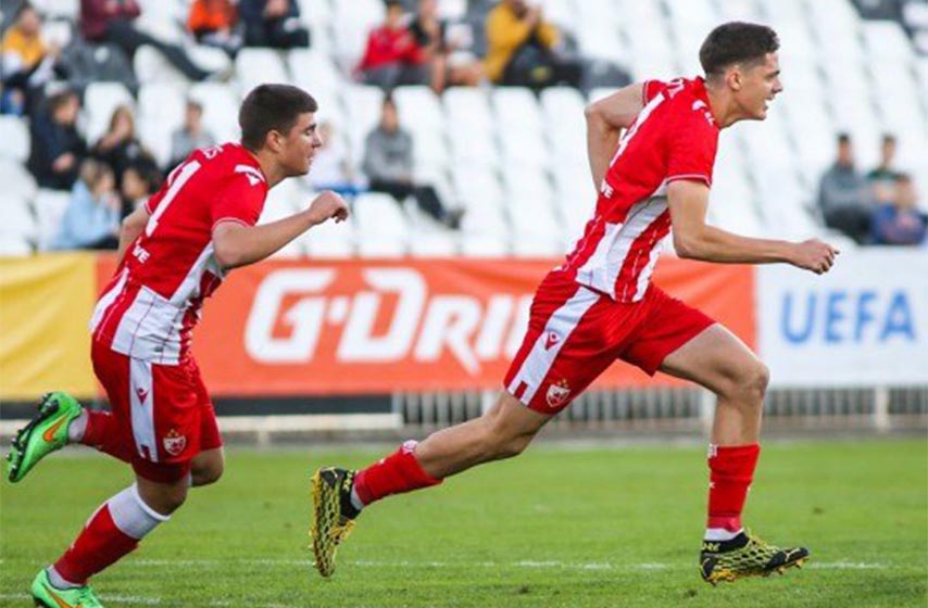 omladinci fk crvena zvezda, empoli, fudbal, liga sampiona