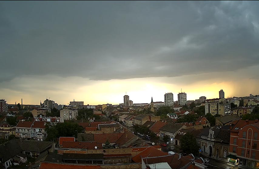 pancevo, timelapse, nevreme, max info tv, video