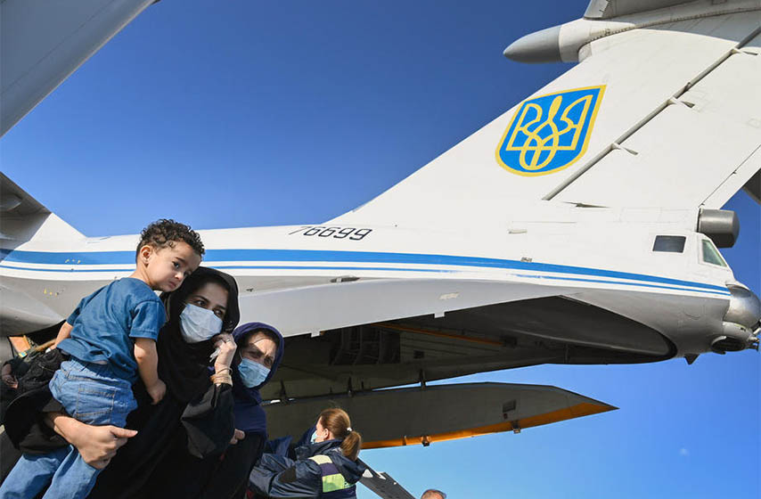 kabul, otet ukrajinski avion