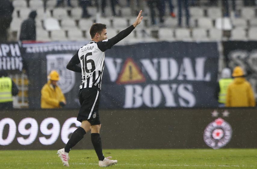 partizan, fudbal, sasa zdjelar