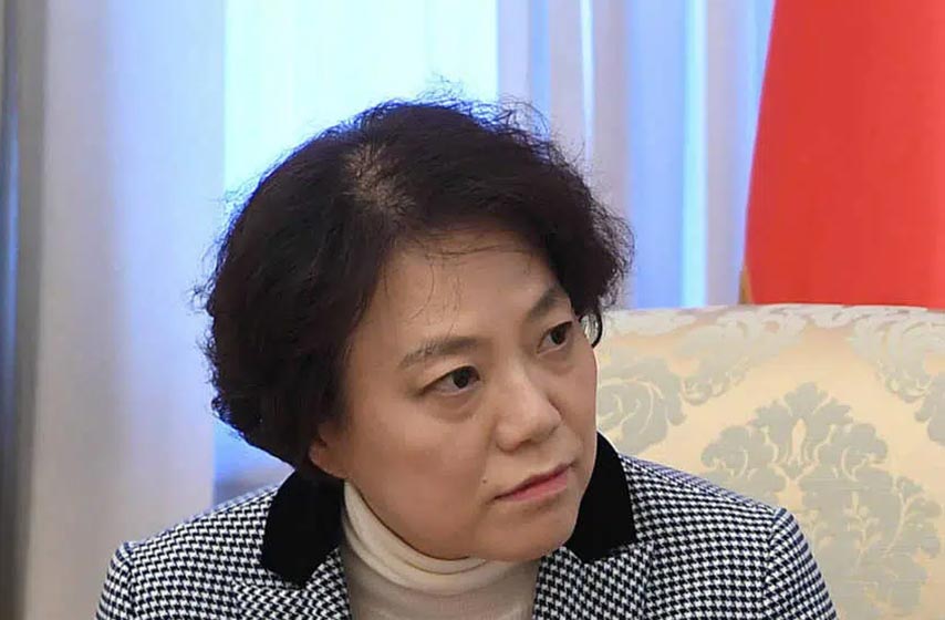 cen bo, kina, ambasadorka kine