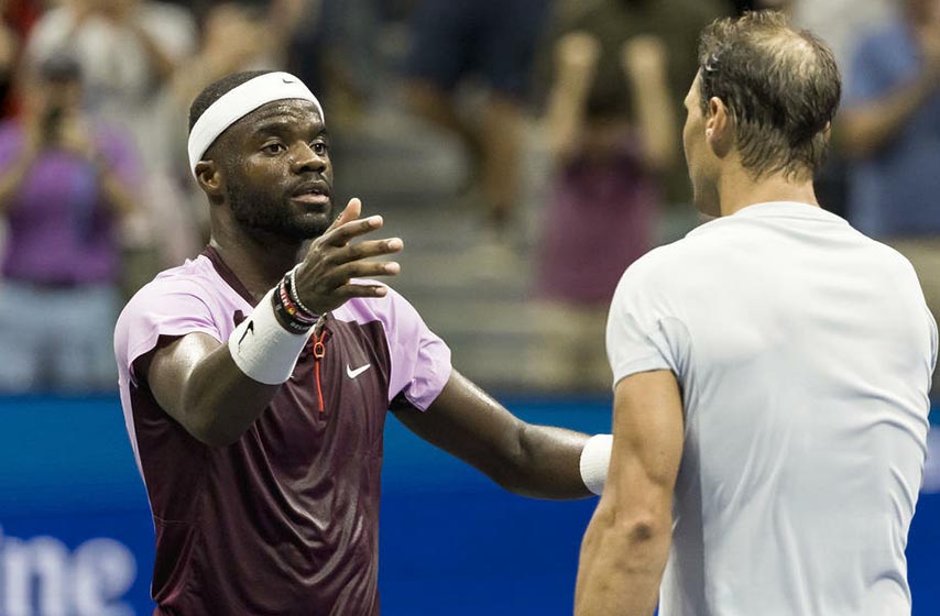 frensis tijafo, rafael nadal, us open