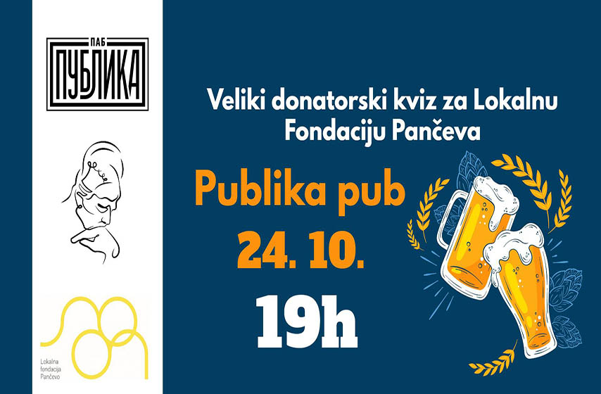 lokalna fondacija pančevo, pub kviz mislilac