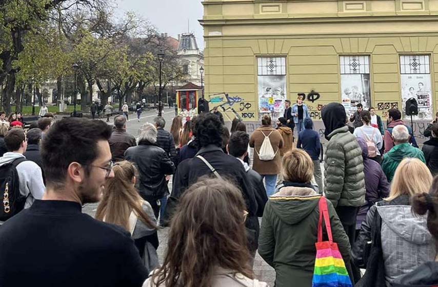 protest, pancevo, studenti, pantransport