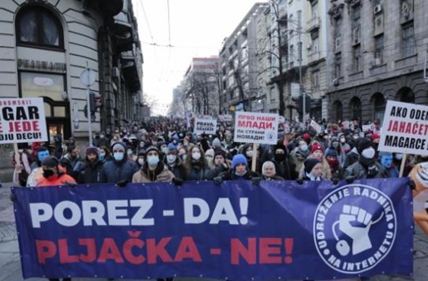 protest, frilenseri, beograd