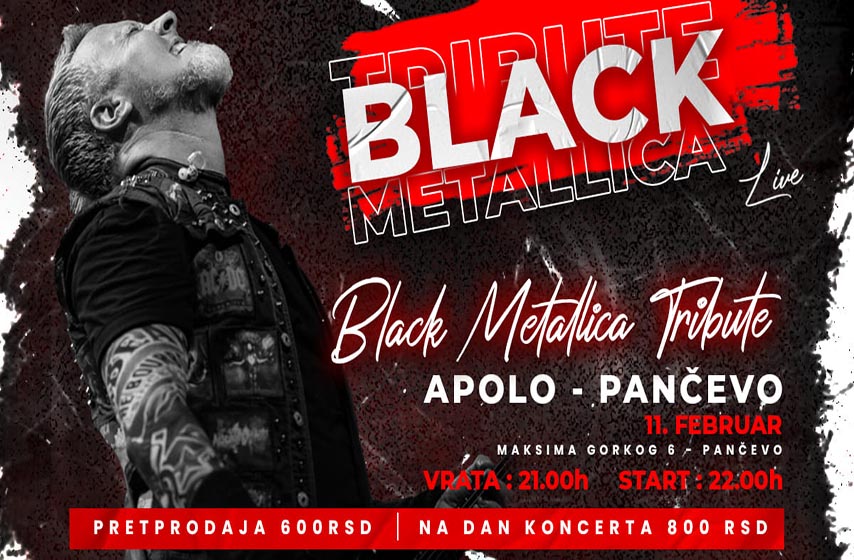black metallica tribute, apolo, pancevo
