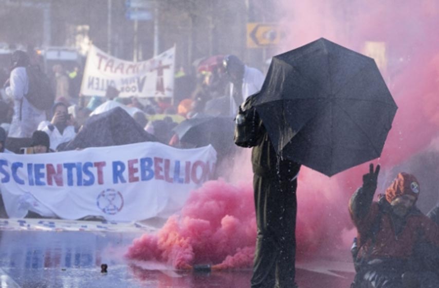 holandija, protest, poljoprivrednici