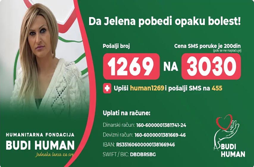 jelena despotovski, pancevo, humanitarna akcija