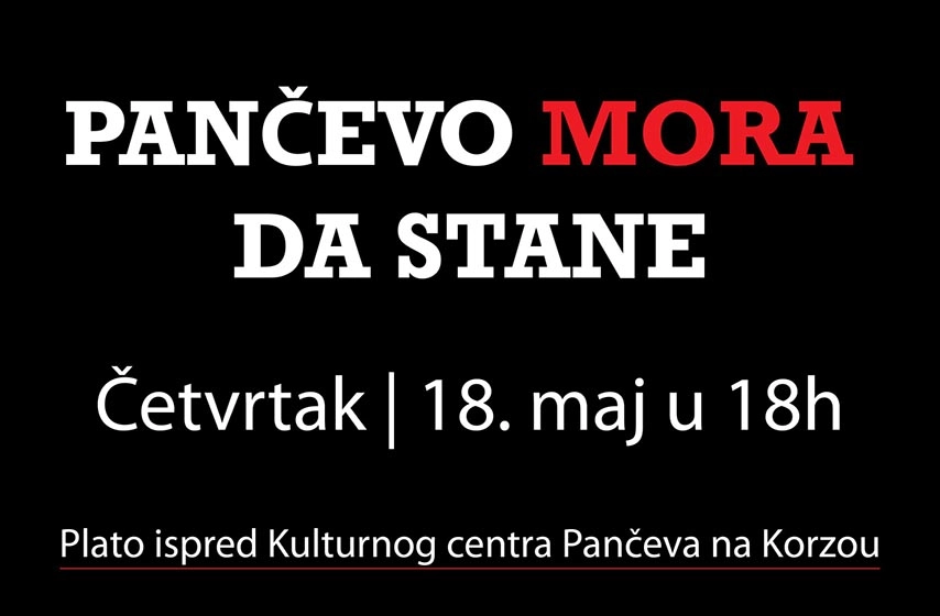 pancevo, protest, pancevo mora da stane