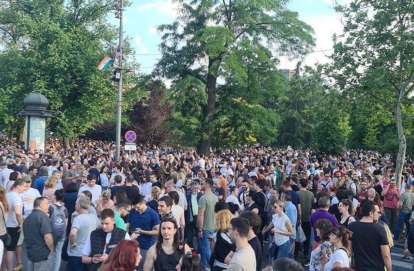 srdjan milivojevic, ds, demokratska stranka, srbija protiv nasilja, protest, srbija