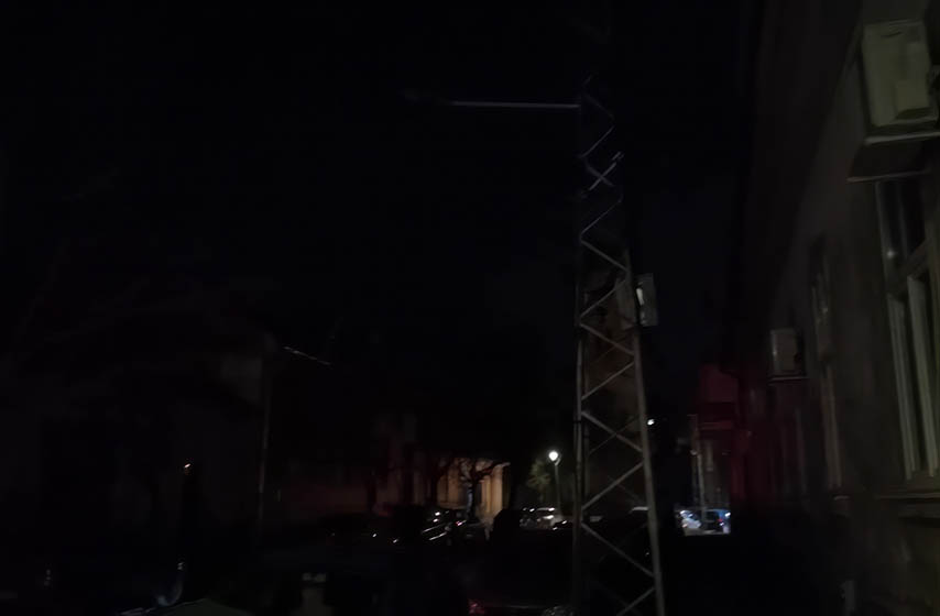 pancevo, ulicna rasveta, neispravna ulicna rasveta, grad pancevo