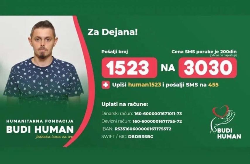 dejan novakov, dolovo, budi human, humanitarna pomoc
