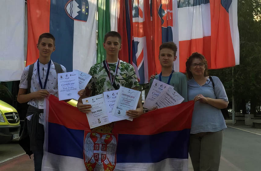 Vojin Malić, Regionalni centar za talente, Mihajlo Pupin, Pančevo, Evropska geografska olimpijada, srebrna medalja, Beograd, ekipna konkurencija, geografija