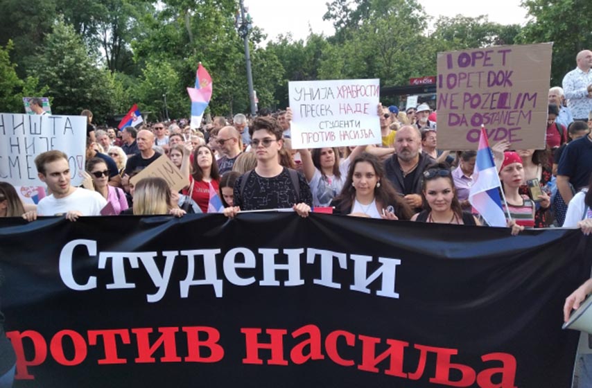 srbija protiv nasilja protest