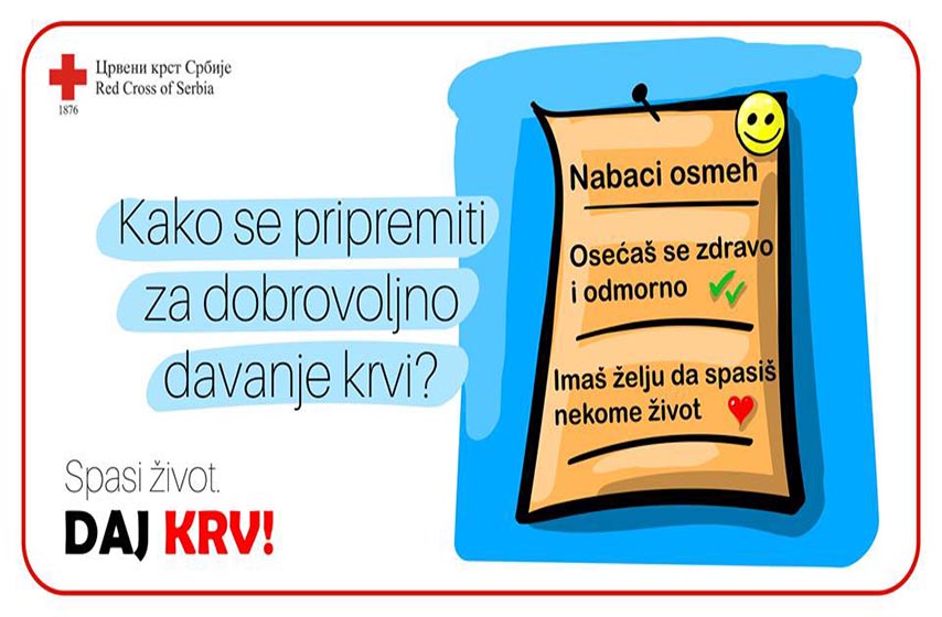 crveni krst pancevo, dobrovoljno davanje krvi