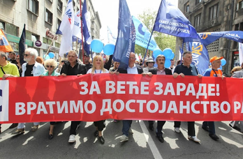 savez sindikata, sinisa mali, potrosacka korpa, srbija