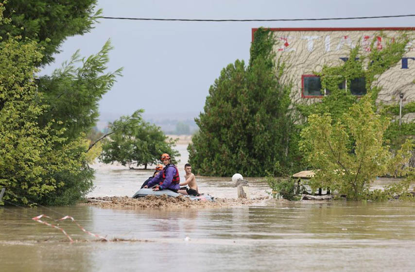grcka, volos, evakuacija, oluja danijel