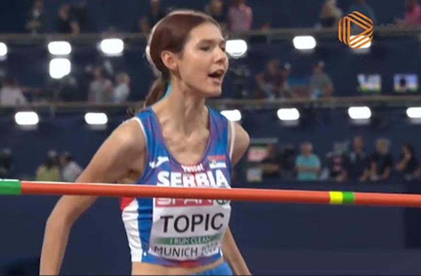 angelina topic, atletika