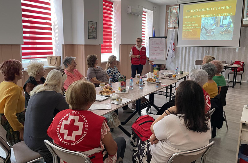 crveni krst pancevo, preventivno predavanje, pancevo