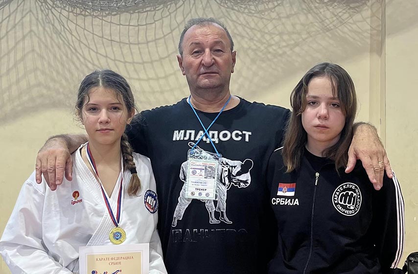 rakic iva, karate, karate klub mladost