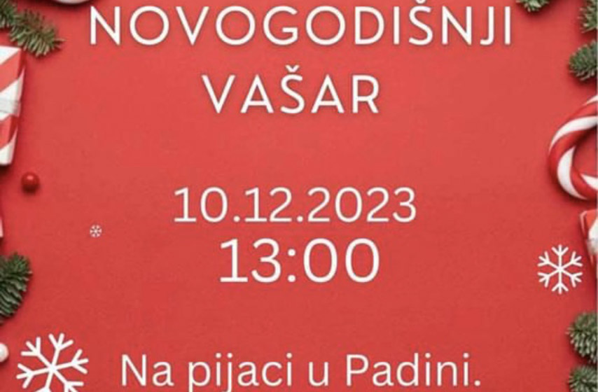 padina, novogodisnji vasar