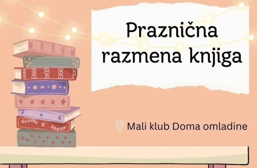 dom omladine, razmena knjiga