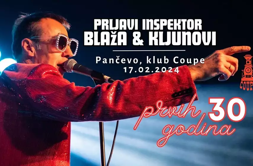 prljavi inspektor blaza, koncert, kupe pancevo