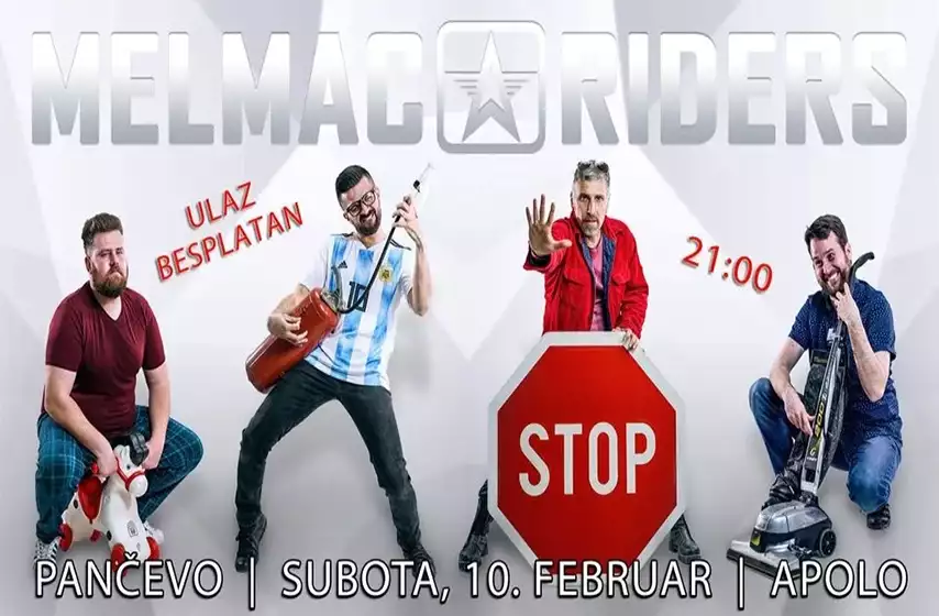 melmac riders, koncert, pancevo