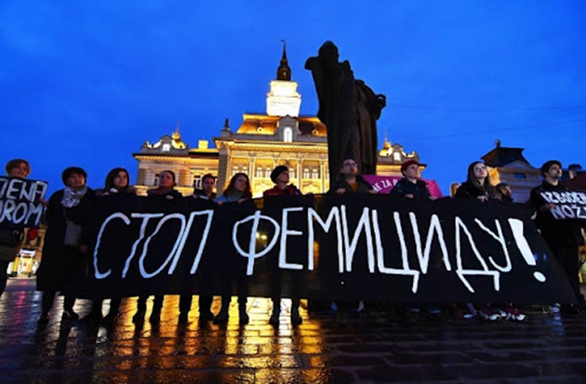 trg slobode, novi sad, protest, femicid