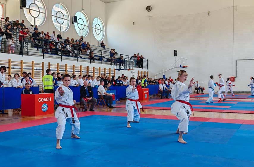 srebrna medalja, kk radnicki, kovin, karate